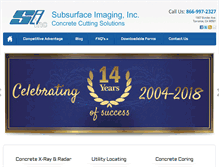Tablet Screenshot of concreteinspectors.com